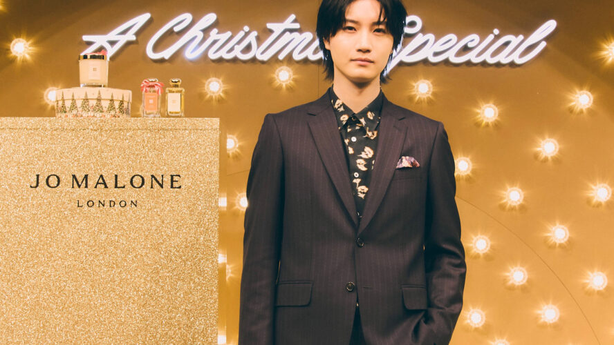 桜田通、今年のクリスマスの予定は…？ ブラックスーツ纏いジョーマローンのポップアップへ登場