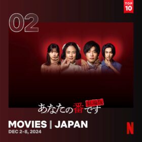 田中圭×原田知世『あなたの番です 劇場版』がNetflix TOP10に初登場第2位！